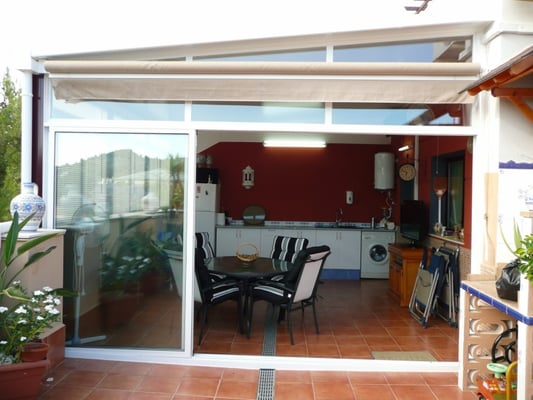 Cerramiento de aluminio.