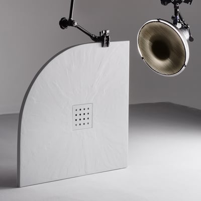 Plato de ducha Pizarra Semicircular