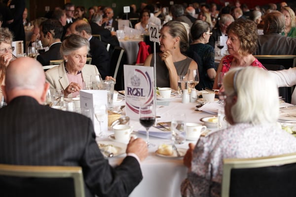 Guests and corporate tables at the Commonwealth Day lunch