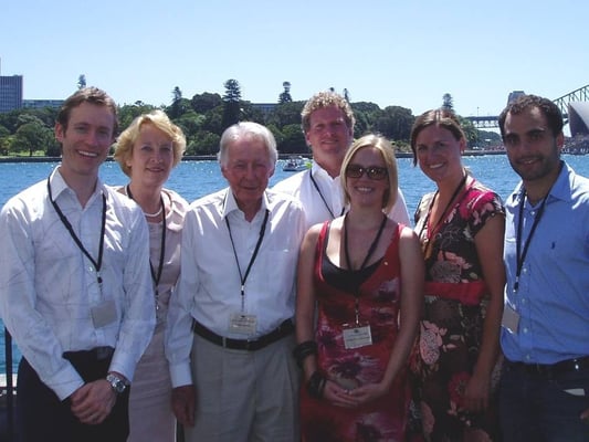 Tom Harvey Award recipients at the reception for HRH Prince William while in Sydney
