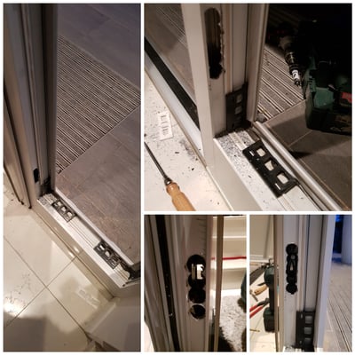 Während der Türöffnung