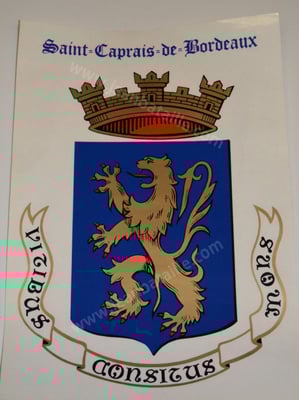 Armoirie sur adhésif