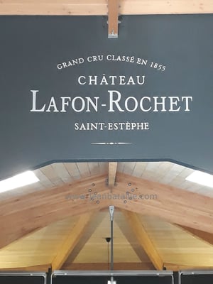 Sigle Lafon-Rochet en peinture acrylique