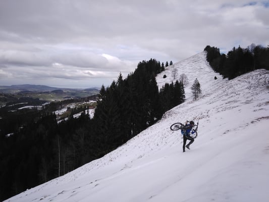 statt Schneeschuhe ...