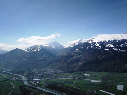 Bad Ragaz und vis à vis Pizol