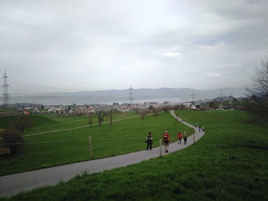 Ziel Samstagern in Sicht