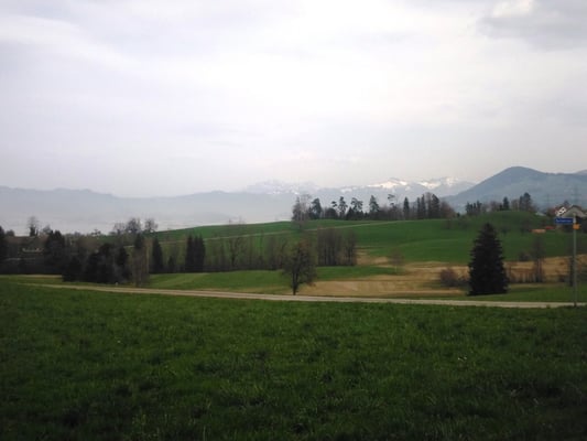 im Hintergrund Speer und Säntis