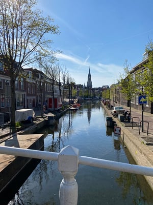 Grachten in Delft