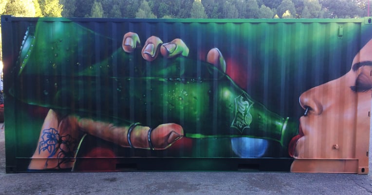 Container Gestaltung für Sprite.