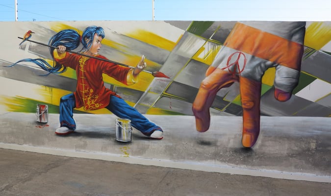 Shaolin Brush, Canoa Quebrada, Brasil