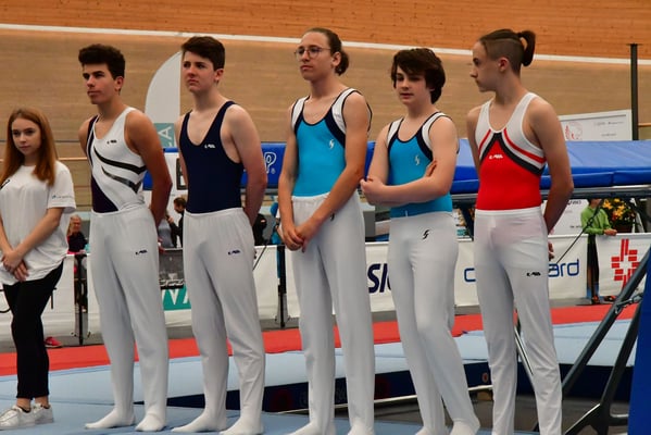 Finalistes de la National B Hommes avec Zachary Katz et Nicolas Altenried