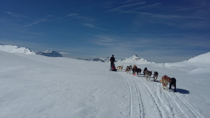 Elias mit seinem 10er Team