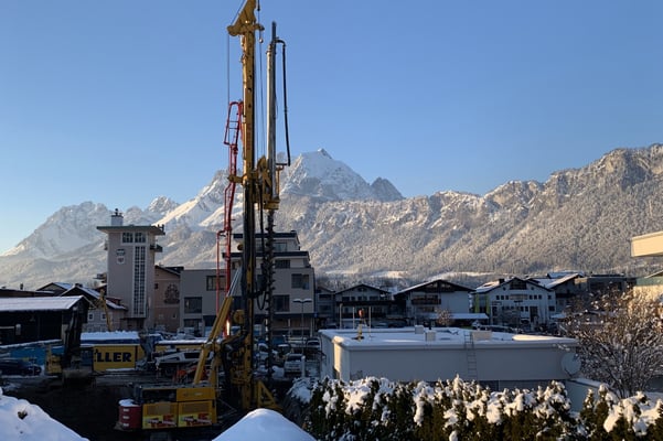 Gründung auf Bohrpfählen