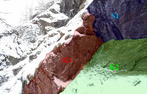 Steinschlaggefährdung