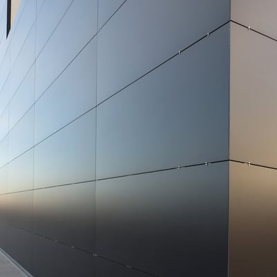 This school facade in Valencia is clad in Neolith sintered stone