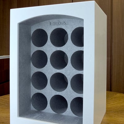 Wine box made from acrylic stone / fabricator - Gforma