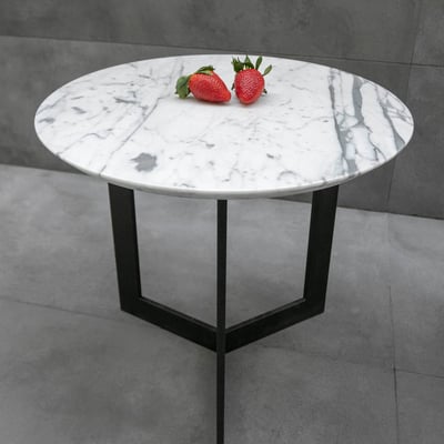 White marble coffee table