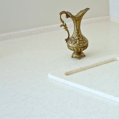 Cutting board made from acrylic stone