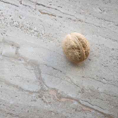 Marble Daino Reale floor in cream colour 