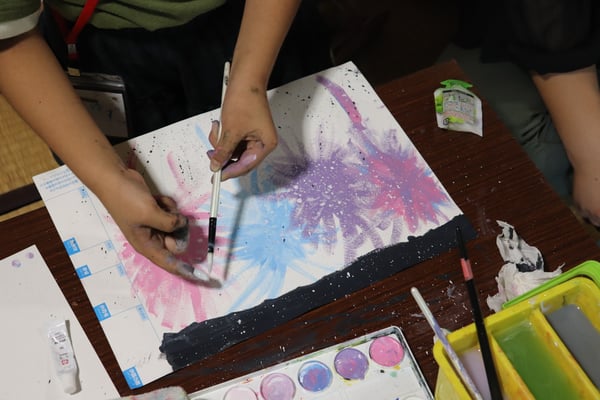 水彩画にも取り組む