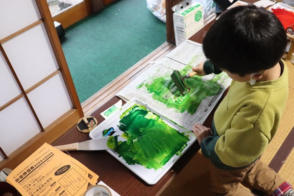 ローラーでゴロゴロ