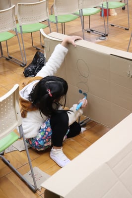 おばけ動物めいろ準備中１