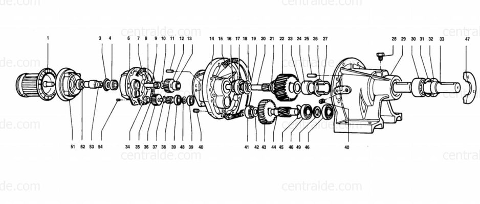 Despiece catálogo reductor Fimet RKE repuestos y recambios comprar