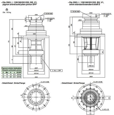 Entrainement pour l'orientation leroy somer OLS 3403 3303 2503