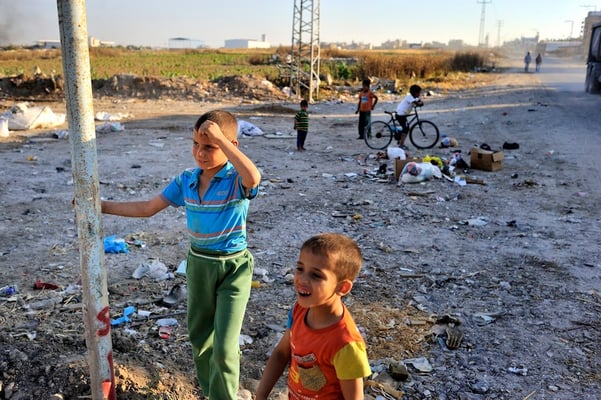 Fighting child labor after the war in Gaza -  Palestine © François Struzik - simply human 2015