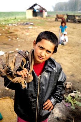 Rroma kids - Terre des hommes - Romania © François Struzik - simply human 2008