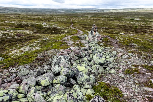 Hiking in Fulufjället, Dalarna, Sweden © François Struzik - simply human 2017