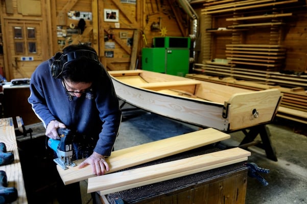 Atelier du Rivage - Hand made barques © François Struzik - simply human 2014 - Seneffe - Belgium
