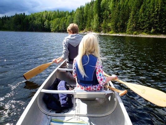 Paddling in Dalsland - Sweden - © François Struzik - simply human 2013