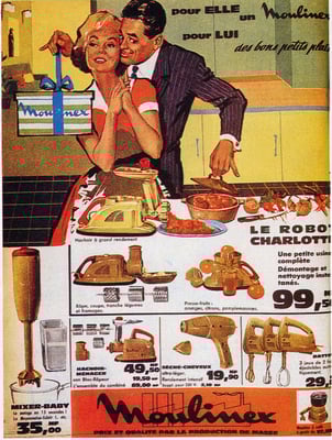 © François Struzik - simply human - Conseil Communal des jeunes de la Ville de Herstal- Old sexiste advert Moulinex