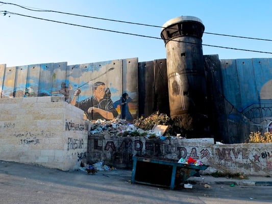 The walls of Palestine © François Struzik - simply human 2015 - Bethlehem Aida refugee camp