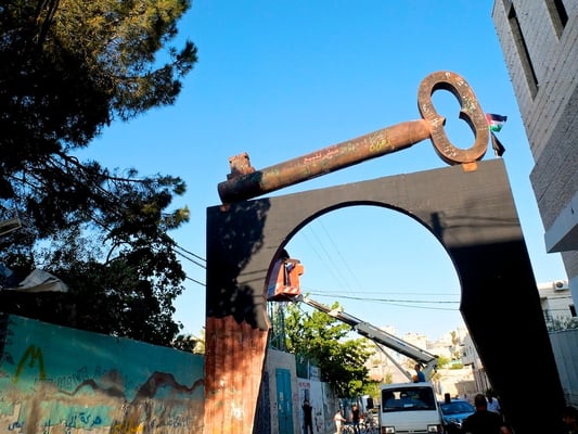 The walls of Palestine © François Struzik - simply human 2015 - Bethlehem Aida refugee camp