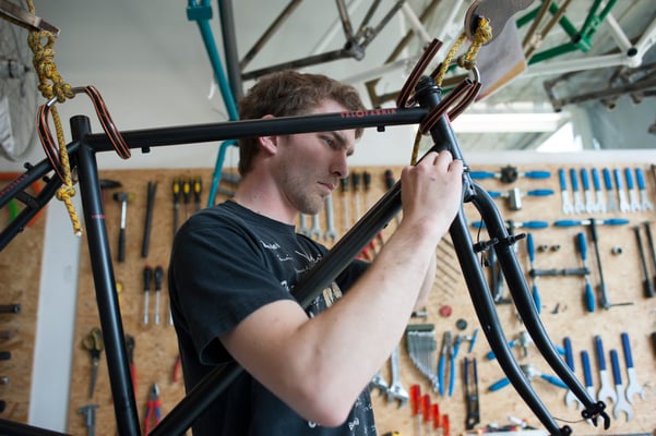 Vélofabrik bicycles hand made in Belgium © François Struzik - simply human 2016