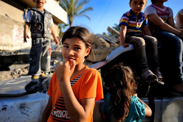 Fighting child labor after the war in Gaza -  Palestine © François Struzik - simply human 2015
