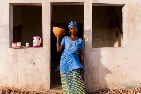 Dahra,  small scale milk producer SOS Faim - Djolof, Senegal © François Struzik - simply human 2017