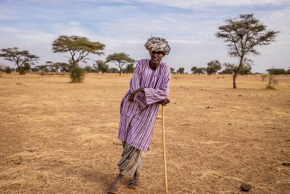Dahra,  cow shepherd of the village, SOS Faim - Djolof, Senegal © François Struzik - simply human 2017