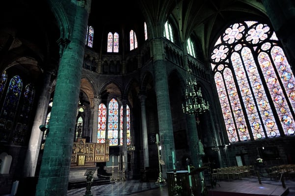 Dinant, a town full of history - © François Struzik - simply human 2015 - Belgium- Cathedral
