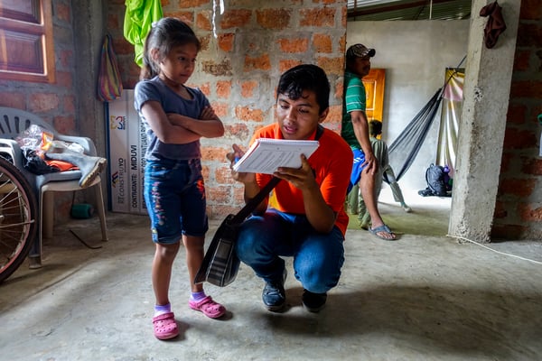 Working with Young reporters for Plan International Belgium, Nestor, Ecuador © François Struzik - simply human 2017