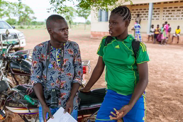 Working with Young reporters for Plan International Belgium, Thomas, Benin © François Struzik - simply human 2017