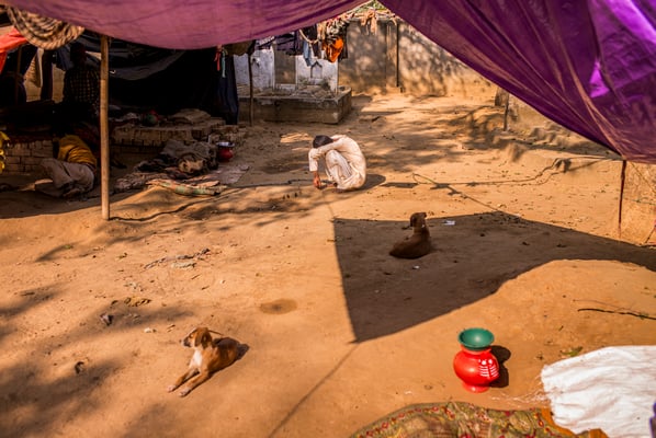 A journey in the land fo shrines - Uttar Pradesh India - © François Struzik - simply human 2016