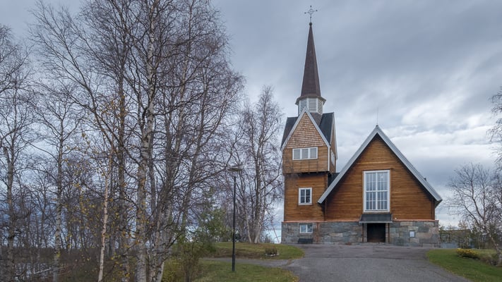 Die nördlichste Kirche Schwedens