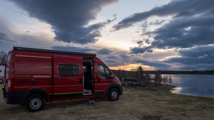 Auf dem Camping in Serna