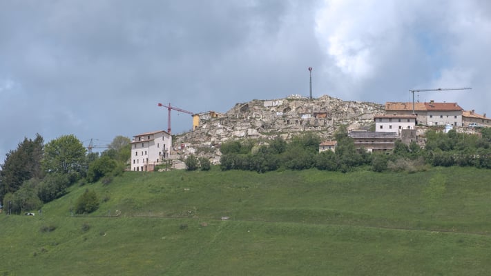 Das zerstörte Castelluccio