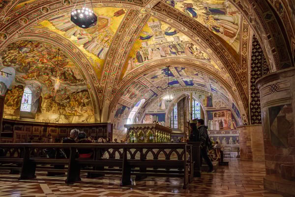 Assisi, Basilika des heiligen Franziskus