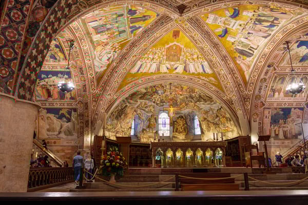 Assisi, Basilika des heiligen Franziskus