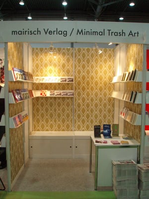Buchmesse Leipzig: Unser erster Messestand in Leipzig.